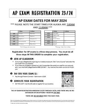  AP Exam Registration